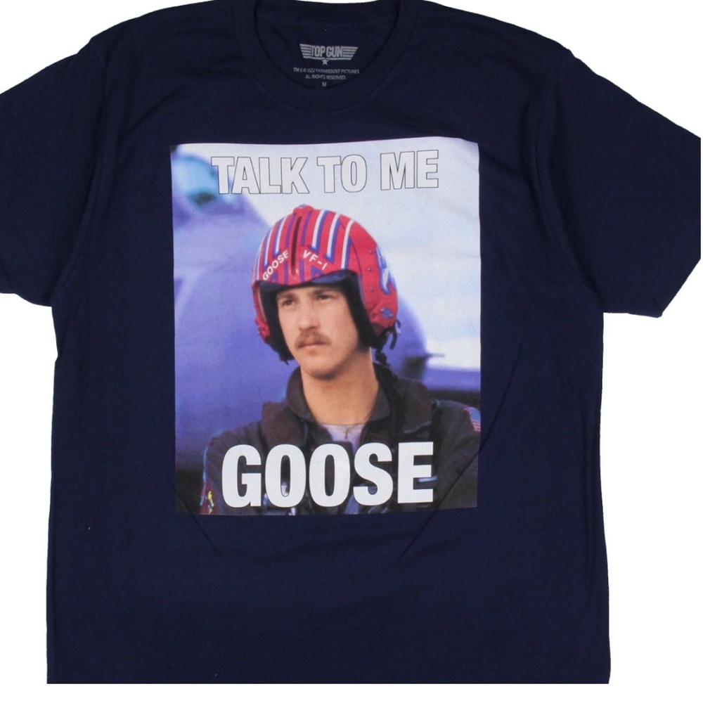 TALK TO ME GOOSE TOP GUN TSHIRT